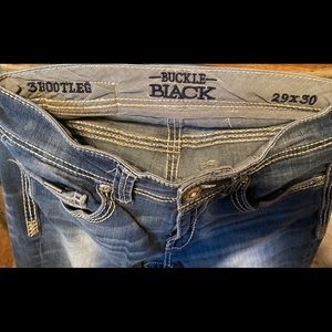 Buckle Black 3 Boot Stretch Jean